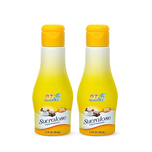 EZ-Sweetz (1.2oz Edulcorante líquido 450 porcionesbotella 2 unidades)