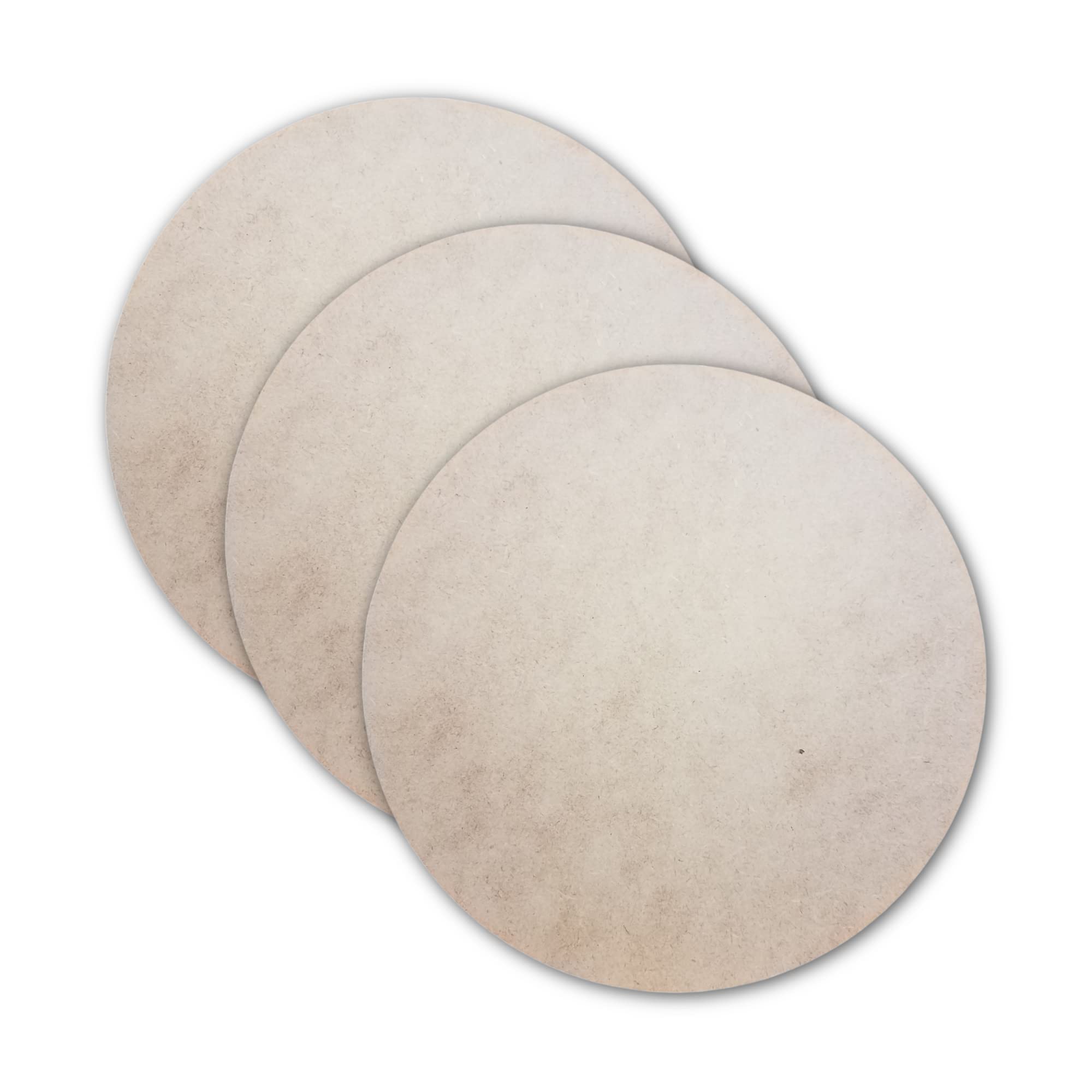16 X 1/4 Inch Wooden Circles - Unfinished Craft Wood For DIY Projects