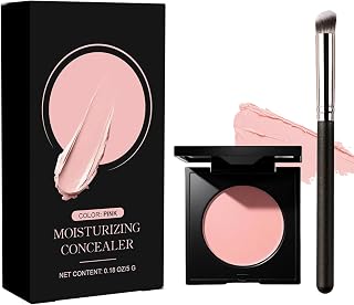 EONFAVE Concealer Dark Circles, Eye Rings Cover, Under Eye Brightener with Brush, Full Coverage