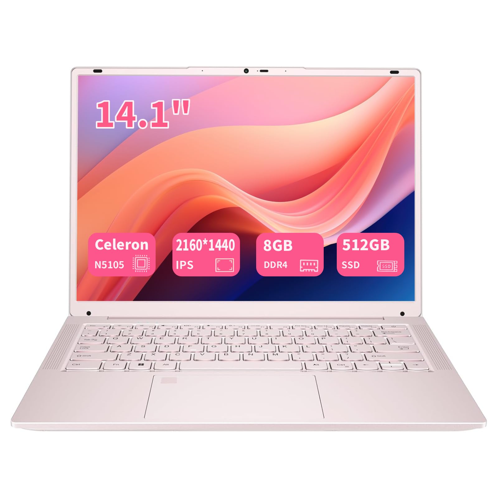 Amazon.com: 8GB RAM Laptop Computer with 512GB PCIe SSD, Quad-Core