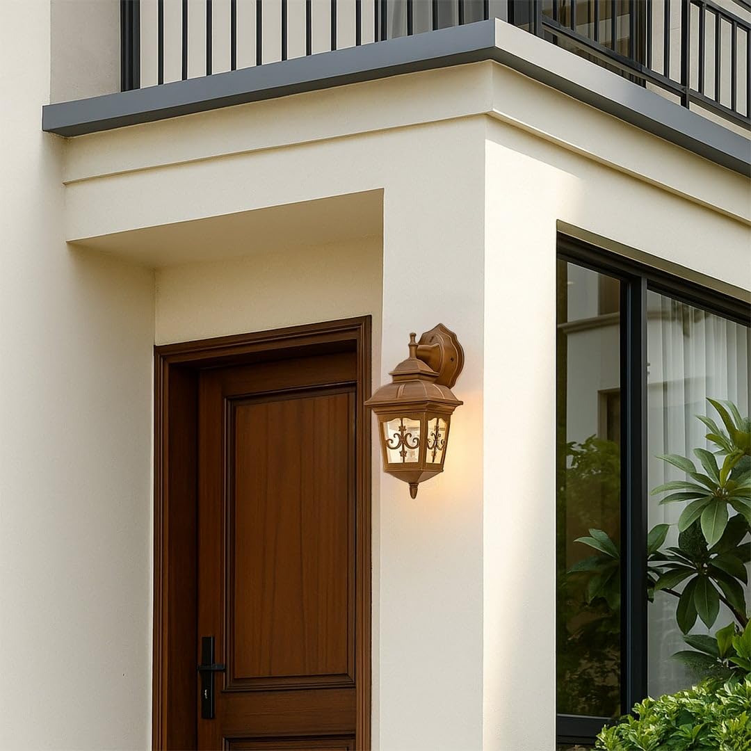 Whispering Homes Olivier Outdoor Wall Light - Bronze-image-22