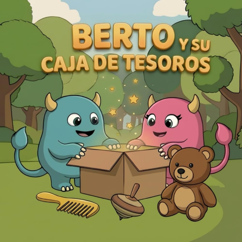 Berto y su caja de tesoros: Cuento infantil ilustrado sobre la amistad, las emociones y la alegría de compartir. Una historia de valores para leer antes de dormir (Niños de 1 a 6 años)