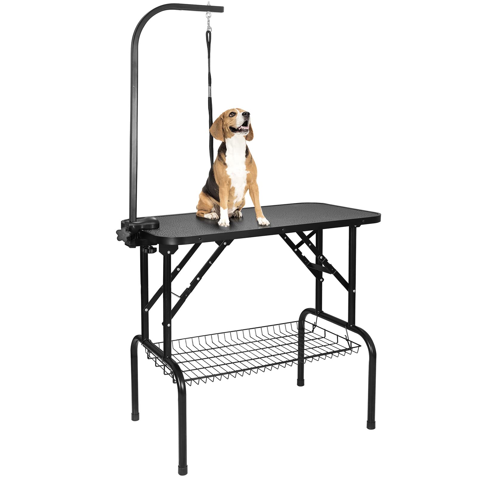 Zeny 32 Inch Pet Dog Grooming Table Foldable Pet Drying