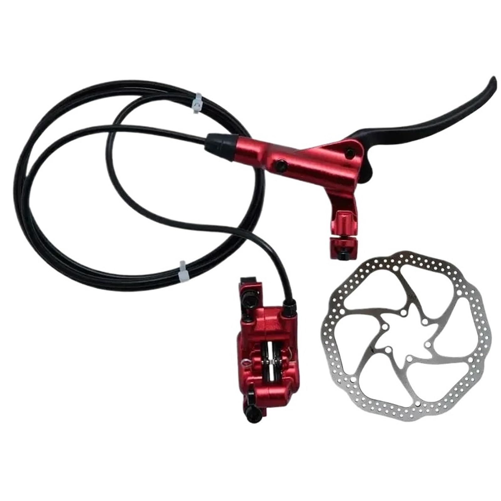 HB-876 Set Freno Idraulico a Disco Pieghevole per Mountain Bike a 4 Pistoni Set Anteriore 800 Posteriore 1450mm Parti per crampi per Biciclette MTB