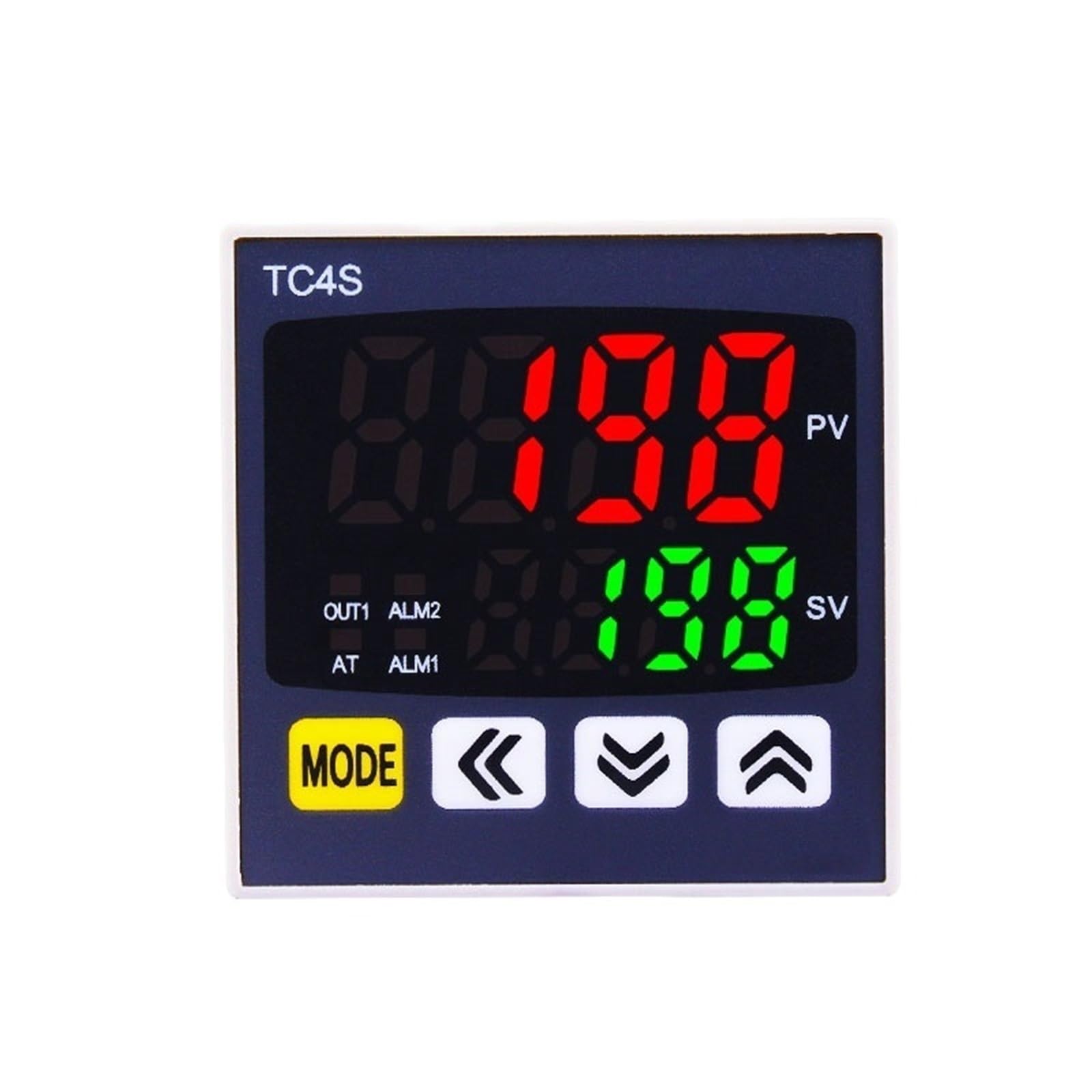 1 Uds. Controlador de temperatura PID TC4S 4-20mA SSR salida de relé regulador PID tipo K instrumento Digital de entrada múltiple 48*48(Relay OPT 2ALM)