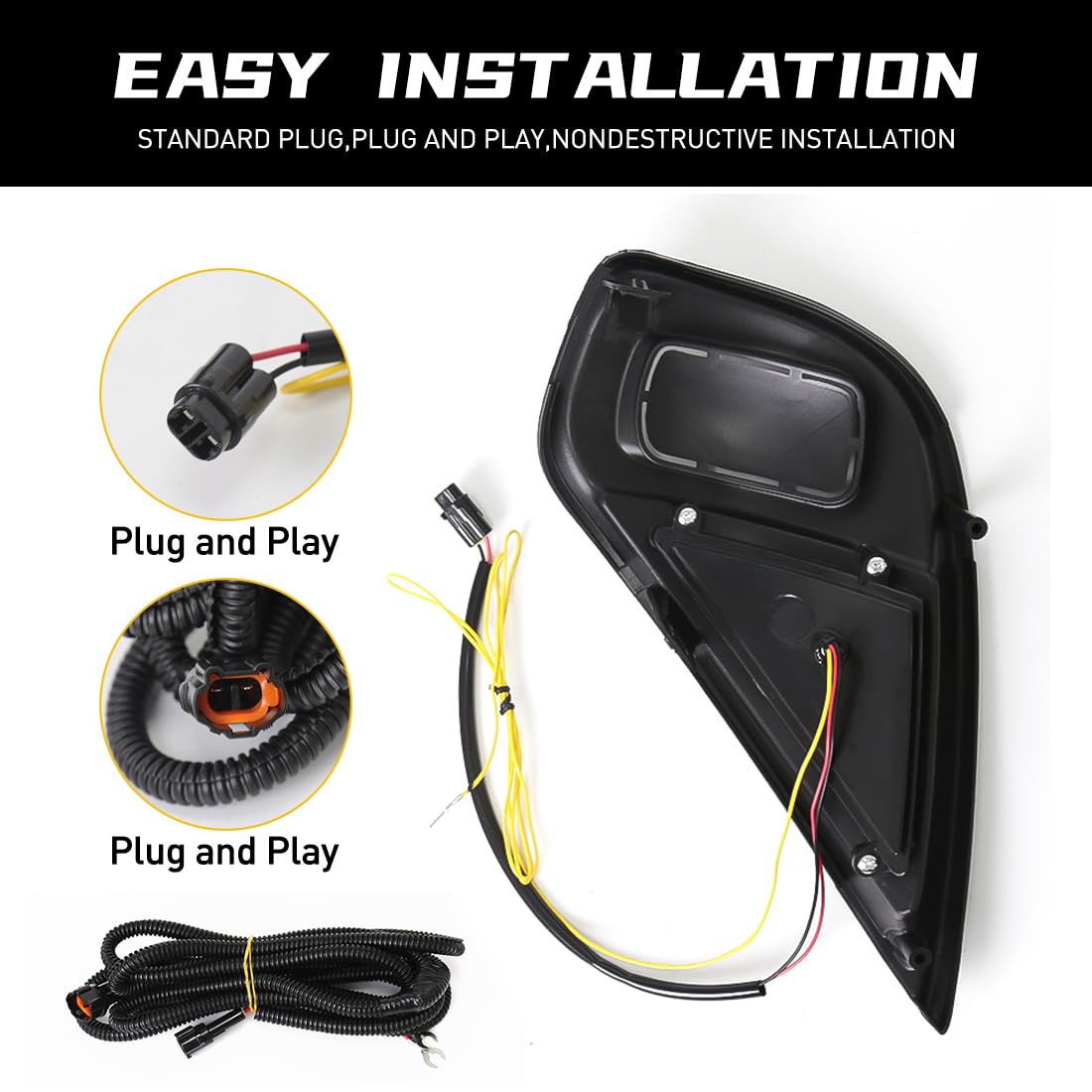Ijdmtoy Led Turn Signal IJDMTOY Switchback LED DRL Bezel Kit For 2016 ...