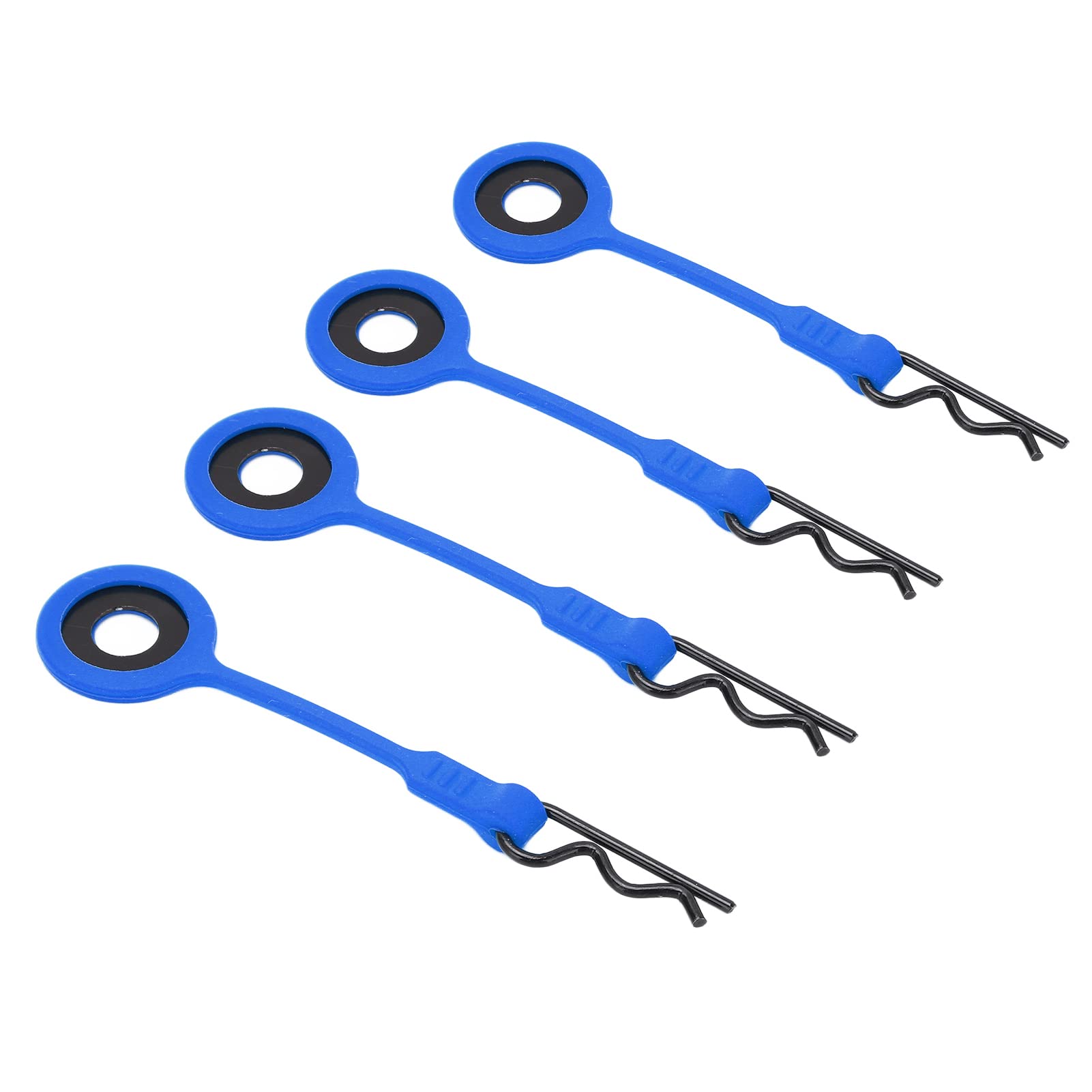 Dilwe RC Car Shell Body Clip, 4PCS Universal Fix Clips for 1/10 Model Car (Dark Blue)