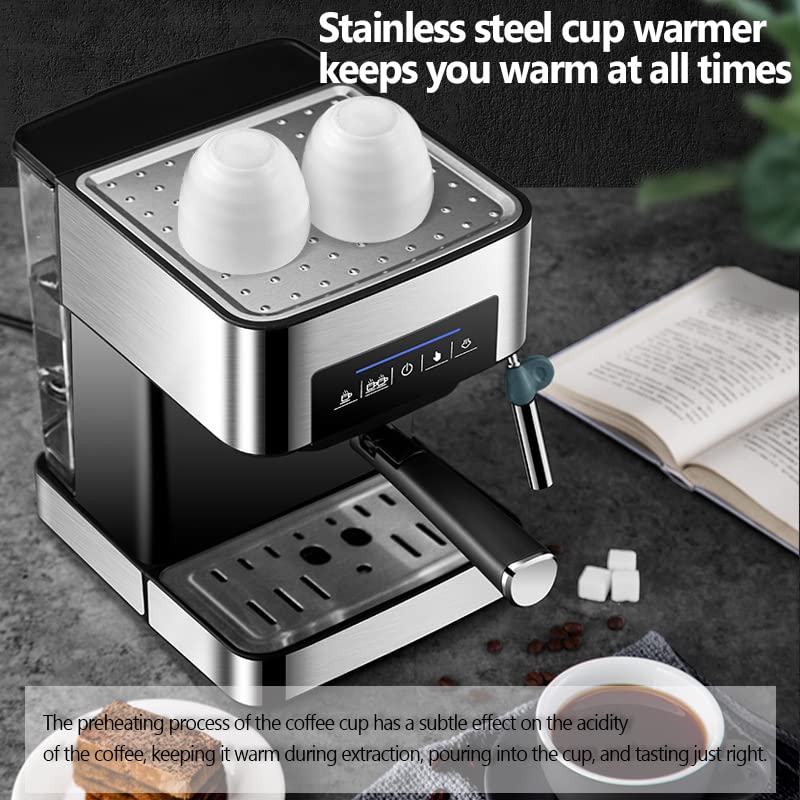 Cafetera Italiana Semiautomática con Espumador de Leche miniatura 5