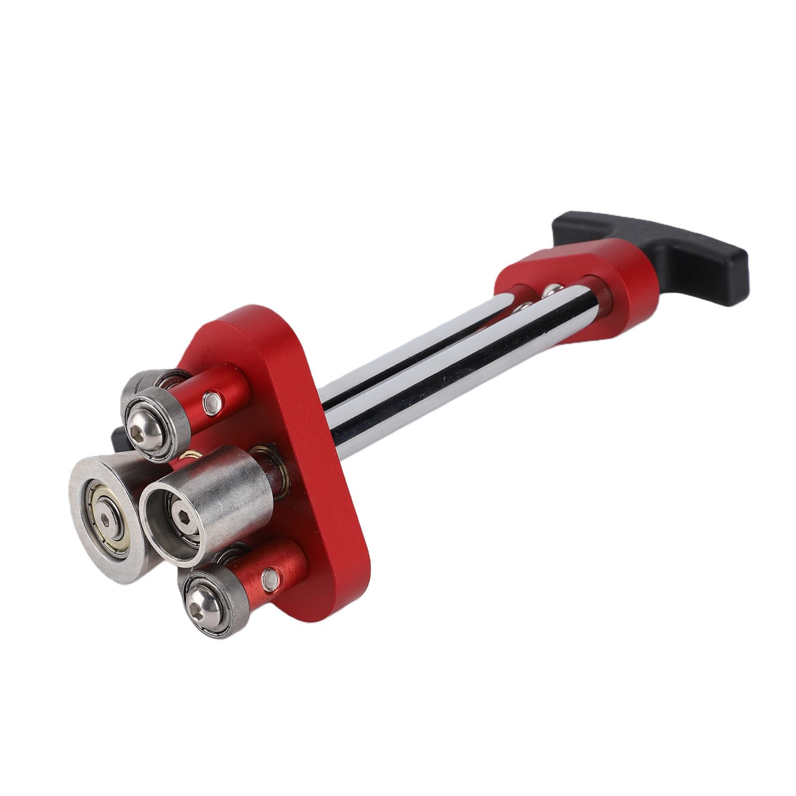 GOWENIC Giętarka Rolkowa do Blachy Zakres Gięcia 0-100°, Giętarka Rolkowa do Blachy Cienkich Paneli 7-130 Mm, o Konstrukcji Całkowicie Metalowej z precyzyjną głębokością