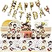 N//C Stoviglie per Feste di Compleanno 54pcs Harry Potter Forniture per Feste Wizard Tema Set di stoviglie per Feste di Compleanno per Bambini, Piatti di Carta, tovaglioli