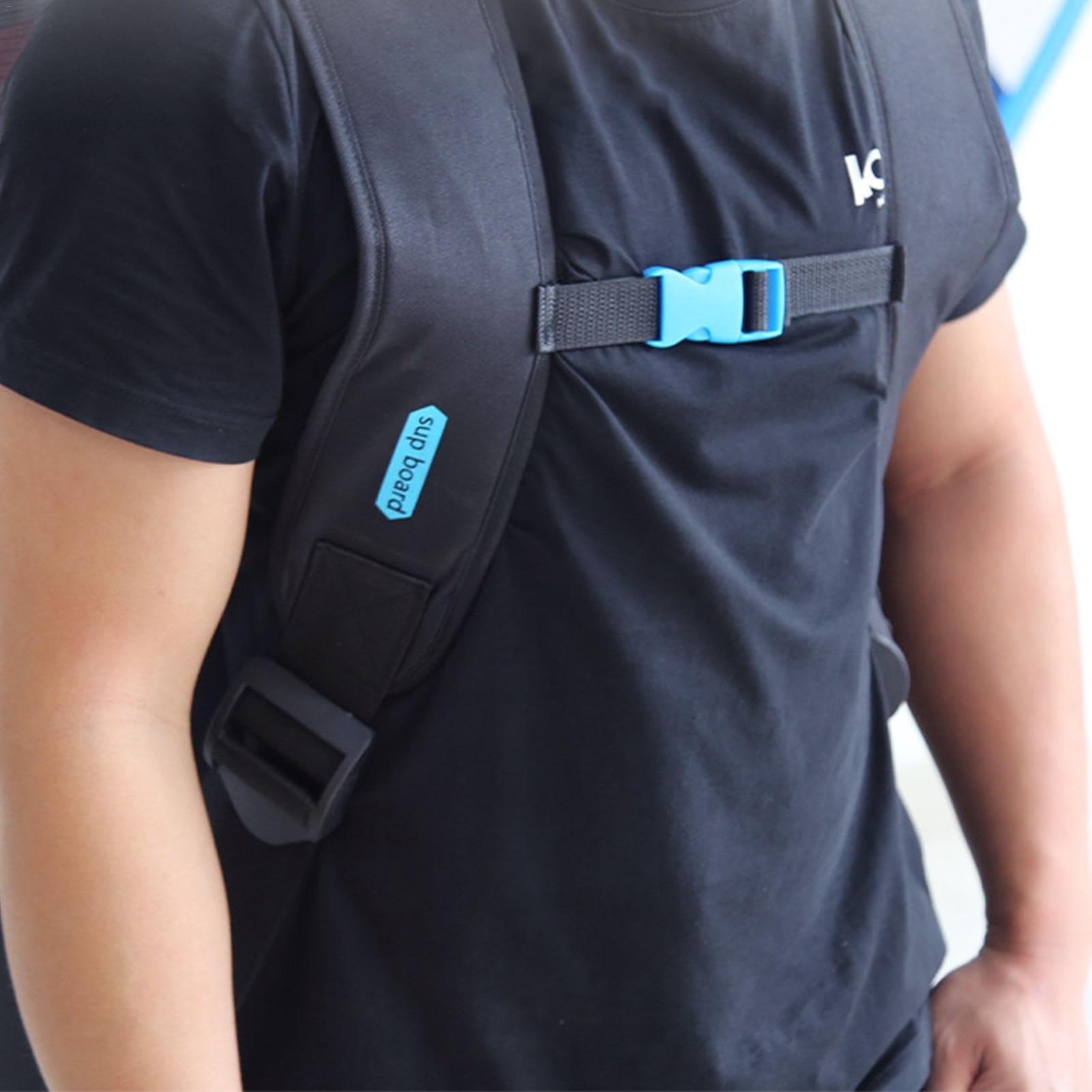 Zaino per tavola da paddle, zaino per kayak da 125 l, zaino per tavola da surf, zaino per tavola da surf, zaino a spalla per stand up board, zaino impermeabile per stand up paddle gonfiabile