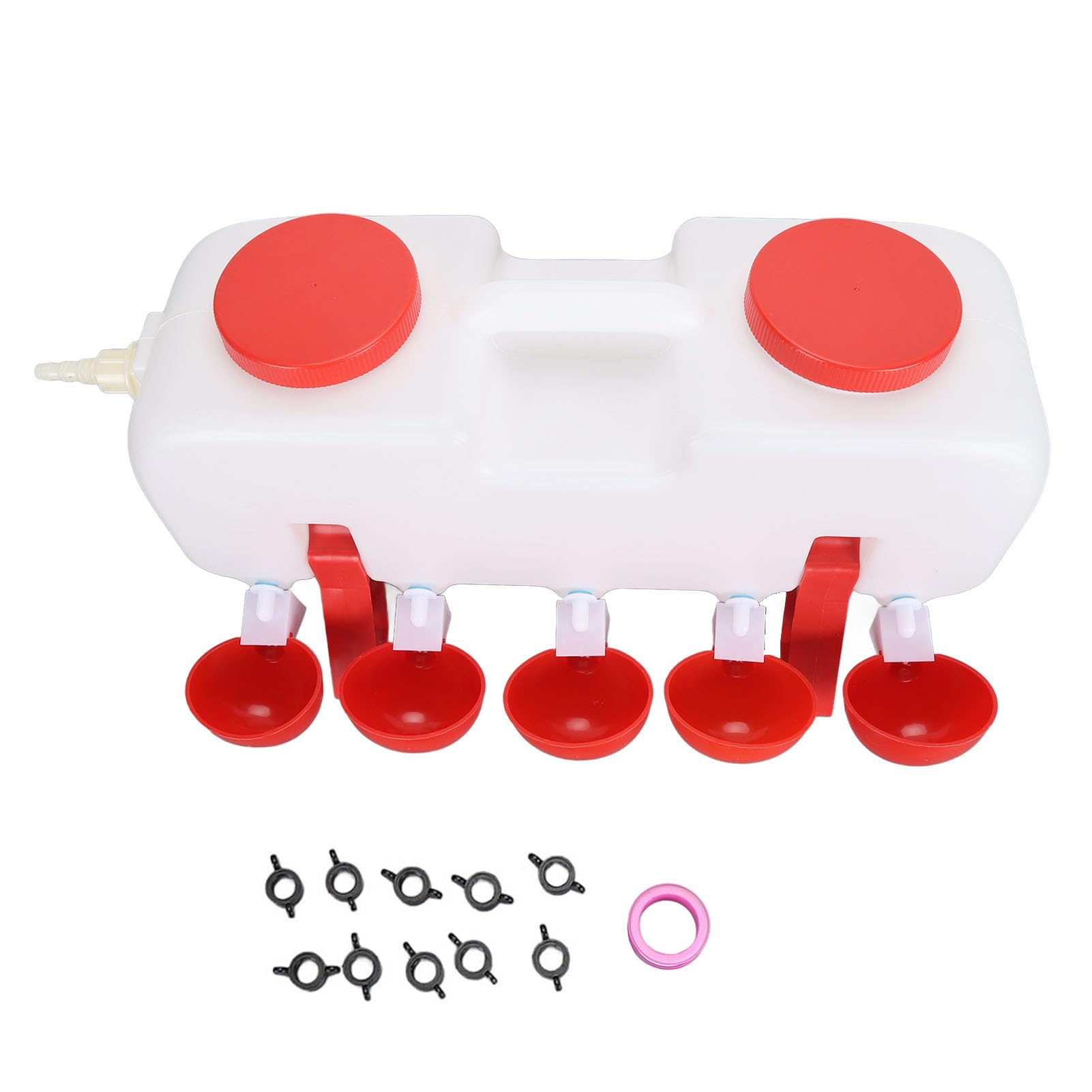 10L CHICKEN WATERER Semi Auto Poultry Water Feeder Chicken Coop