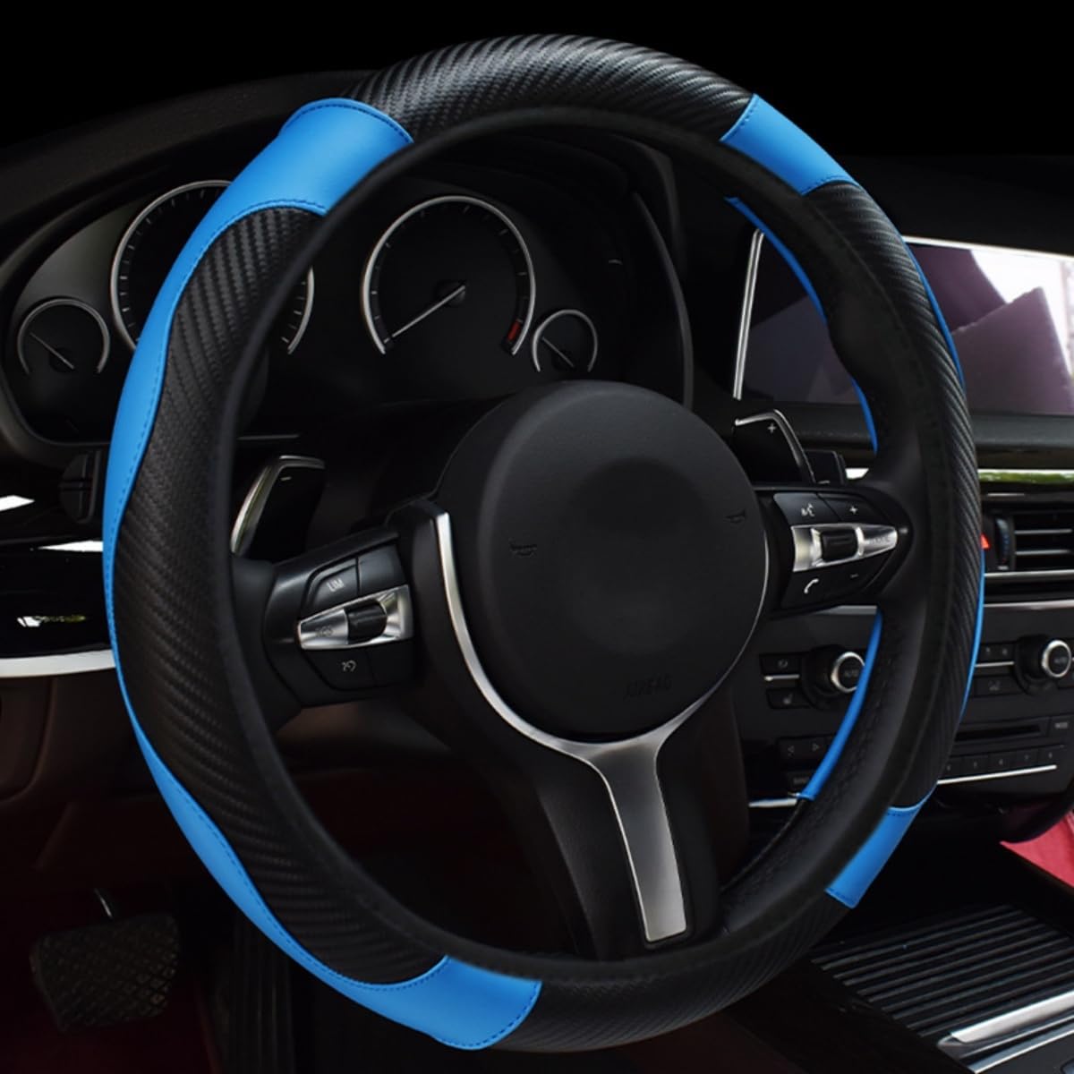 Woniyal Car Steering Wheel Cover for Opel Vauxhall MERIVA B 2010-2017