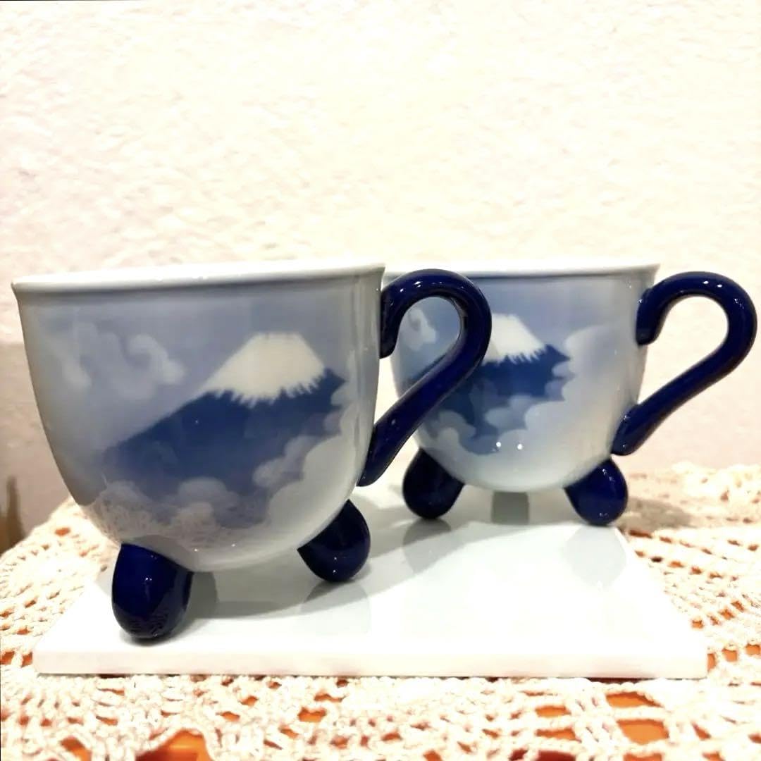 Amazon.co.jp: 20.深川製磁 マグカップセット 富士山 : ホーム＆キッチン