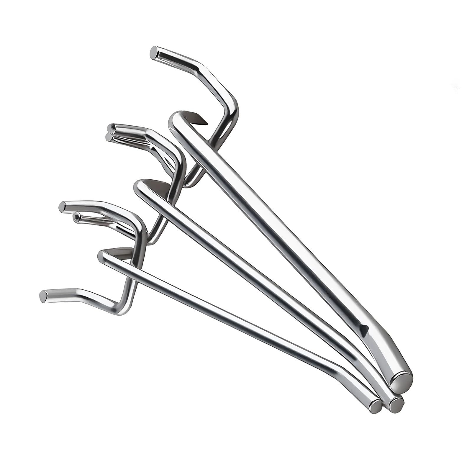 Hsioluted Sturdy Iron Pegboard Hook for Tool Organization in Workshop or Garage Space Garage Wall Hook for Tool