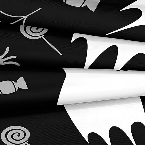 Miniatura 162 de Pumpkin Bedding Halloween Duvet Cover Set Funny Evil Pumpkin Pattern Design Black Halloween Bedding Set Queen 1 Duvet Cover 2 Pillowcases