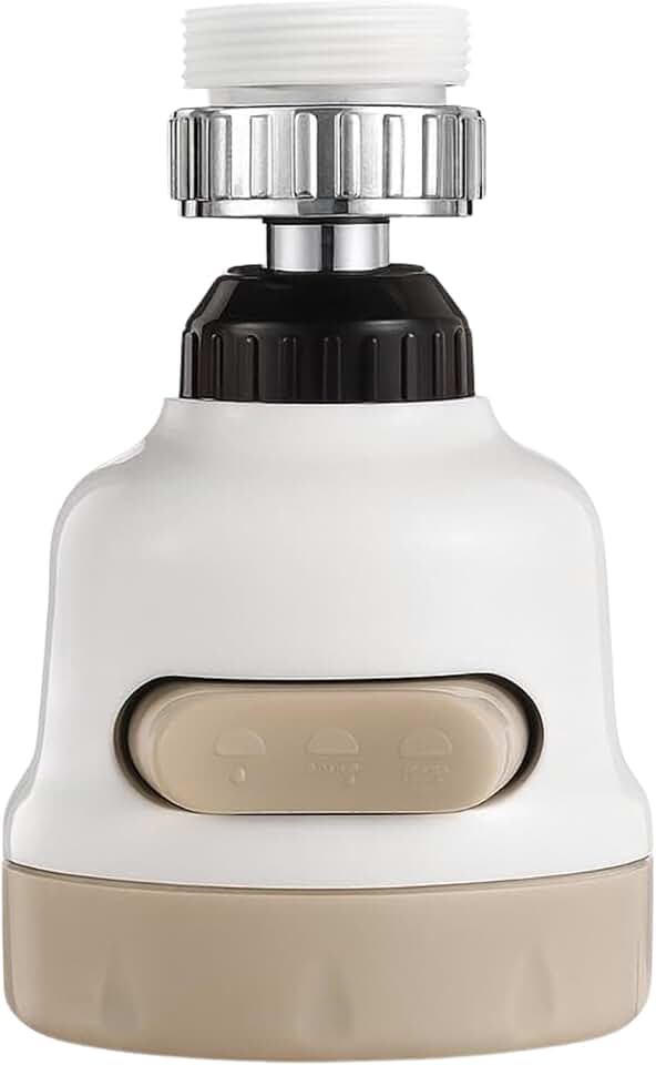 Bico Arejador Torneira Giratório 360° Articulado com 3 Modos de Jato Chuveirinho para Pia de Cozinha Flexível Extensor Adaptador com Economia de Água
