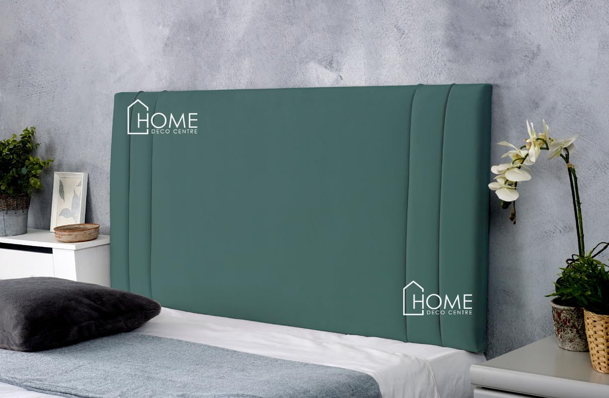 CROWNBEDS DENVER HEADBOARD 26 INCHES HIGH IN PLUSH VELVET FOR DIVAN BEDS WITH EXTRA PADDING โ image 1