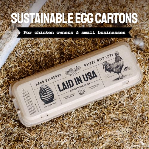 PTCOM Hatortempt Bulk Egg Cartons - 24-Pack, Reusable 12-Count Basket - Recycled Paper Pulp Protection & Ventilation - Fits Small to XL Sizes - Dozen Egg Carton Basket — view 2