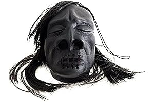 Loftus Mini Shrunken Head Hanging Halloween 3&quot; Decoration Prop, Beetlejuice Beetle Costume Decoration