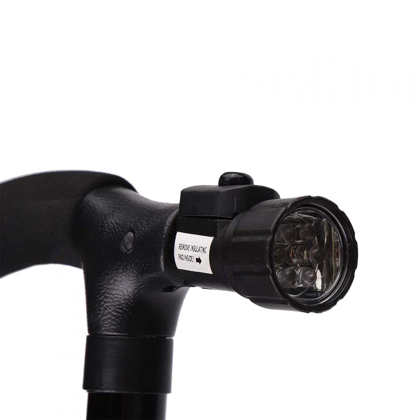 Bastone Da Passeggio Per Anziani, Bastone da Passeggio Pieghevole Antiscivolo in Lega di Alluminio Bastone da Passeggio di Sicurezza per Anziani con Luce a LED per Anziani, Alpinisti e Persone in Mobi