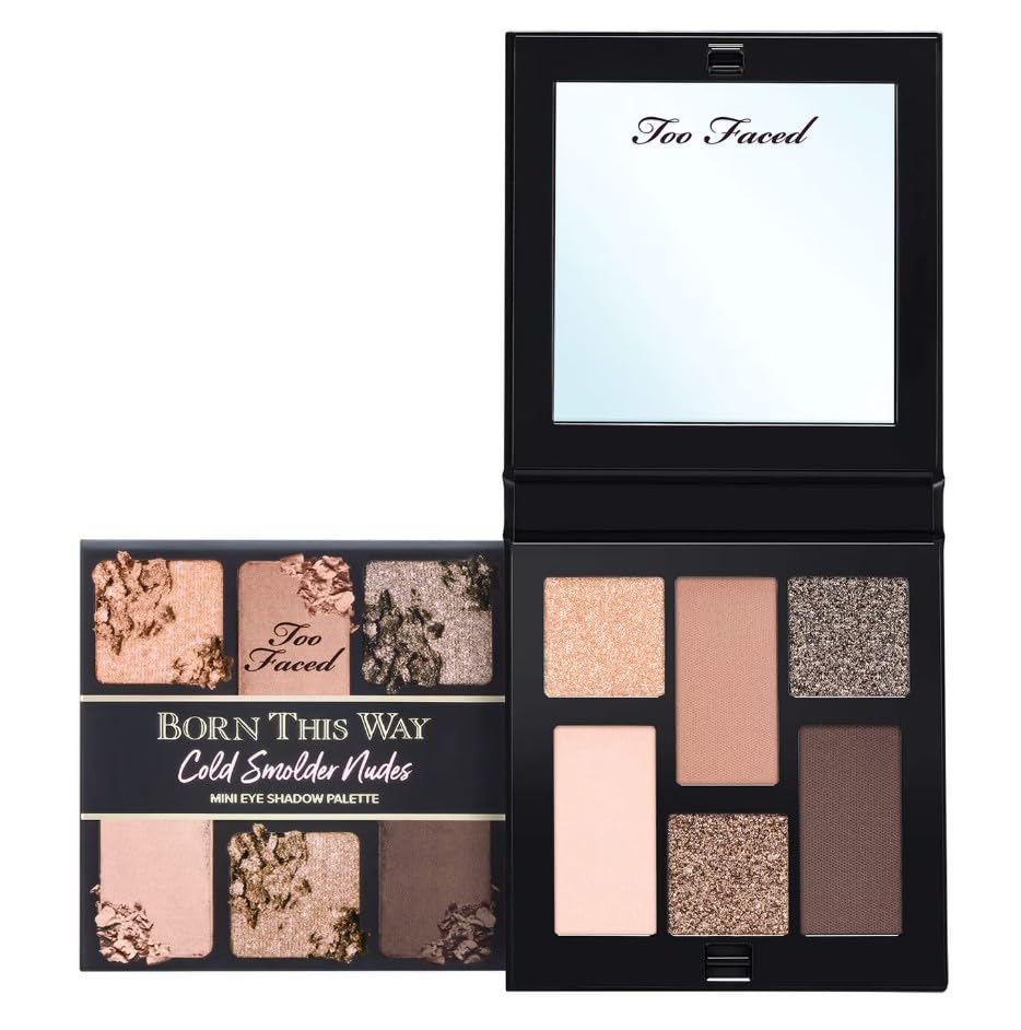 TOO FACED COSMETICS ORIGINAL | PALETTA DI OCCHI | BORN THIS WAY | by BELLA (COLD SMOLDEN NUDES, 6 ombre | 5,7 g (confezione da 1))
