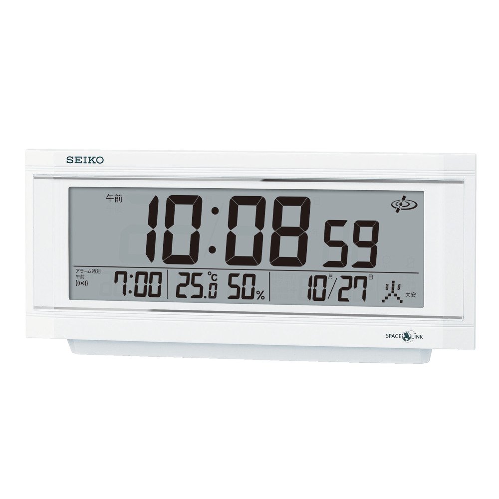 Amazon.co.jp: セイコークロック(Seiko Clock) 置き時計 目覚まし時計 