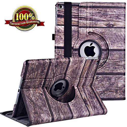 LXS iPad Rotating Case,iPad 5th/6th Generation Cases, 360 Degree Rotating Stand Protective Cover