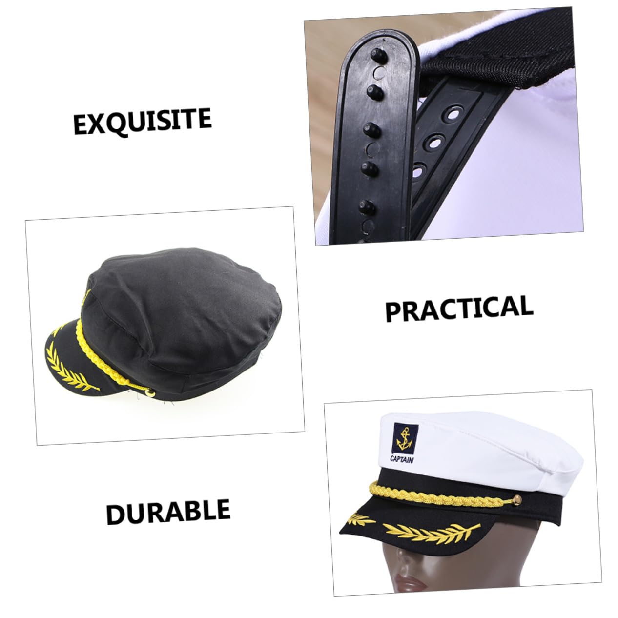 Ipetboom Marinaio Uomini Adulto Adulti Marino Cappello Sole Cappello Cappello Da Per Uomo Cappello Da Marinaio Da Donna Cotone Poliestere