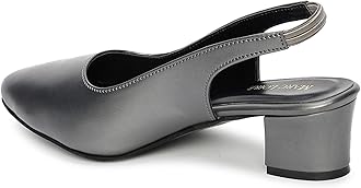 Marc LoireWomen's Pointed Toe Block Heel Pumps for Office, Party and Formal Occasions