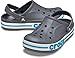 Crocs Bayaband Clog Kids, Charcoal/Multi, 4-4.5Y (C10)