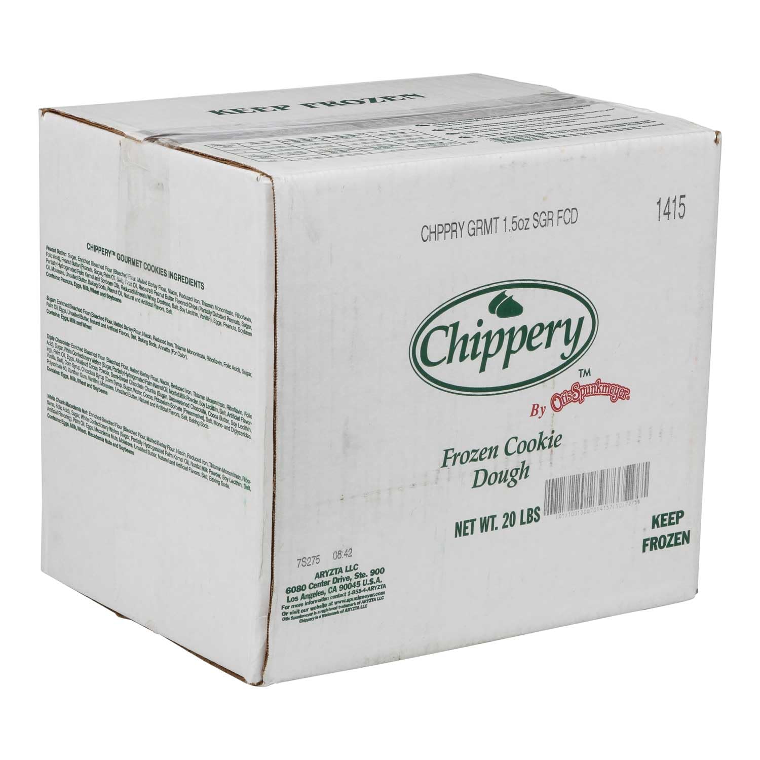 Gourmet Sugar Bagged Cookie Dough by Otis Spunkmeyer – Pack of 4, Model 1415