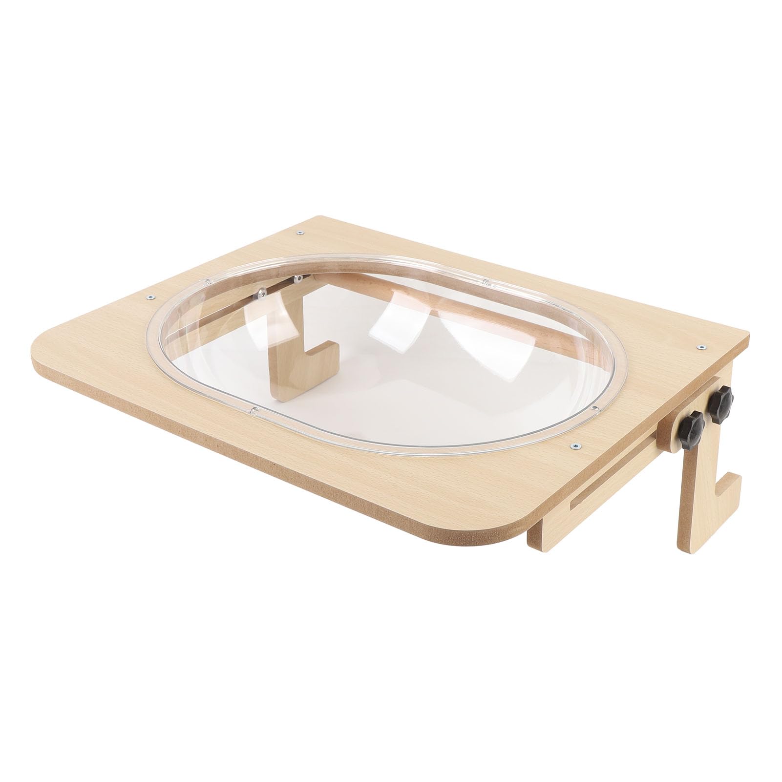 Cama Colgante Transparente para Gatos, Hamaca Transparente para Ventana para Gatos, Juego de Muebles de Pared para Que Ahorra Espacio con Estructura Estable, Asiento de Ventana con Cápsula