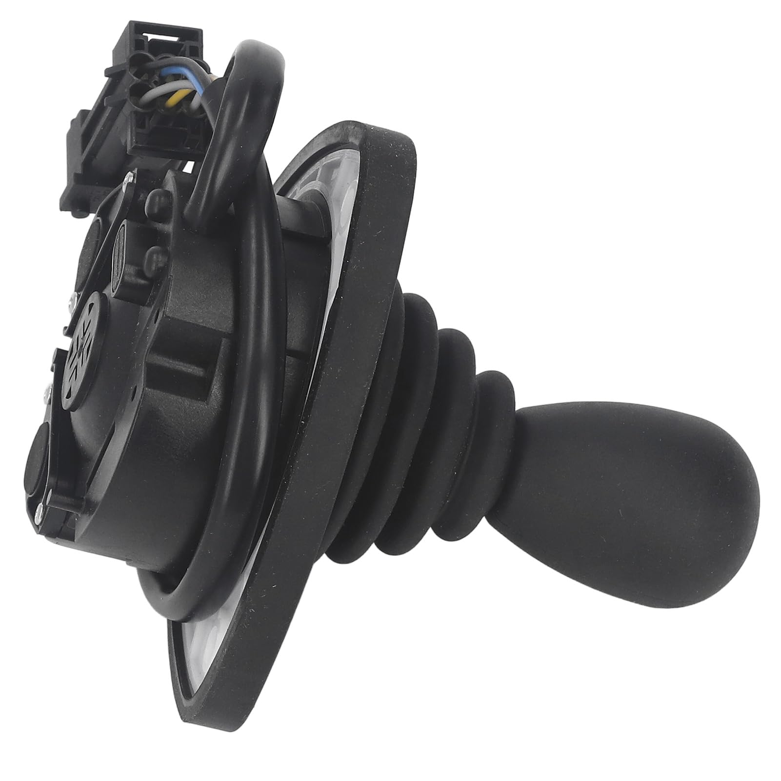 Joystick Idraulico in Materiale di Acciaio Legato, Joystick di Controllo Cavo con Valvola Remota a 360 Gradi per Carrello Elevatore, Trattore, Caricatore di Trattori