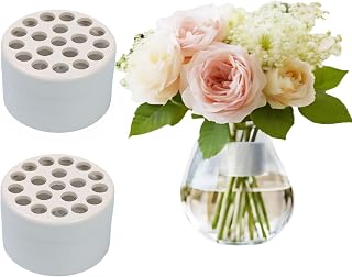 2PCS Flower Stem Holder - 2.75 Inch Spiral Arranger for Fresh/Dried Bouquets | No Foam Needed for Wedding Centerpieces & Home Decor​