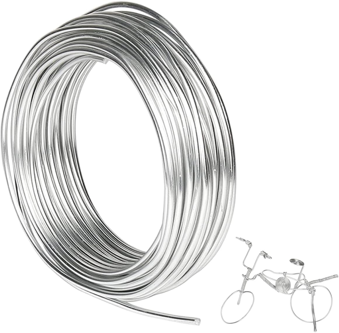 3mm Aluminum Craft Wire,33 Ft Craft Wire for Sculpting for Bonsai Trees