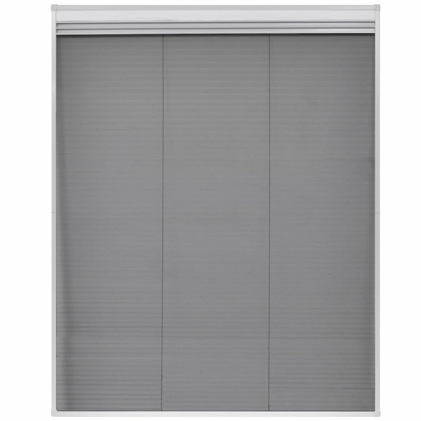 LAPOOH Insektenschutz-Plissee für Fenster, Fliegengitter Fenster, Fliegenschutz Fenster, Pollenschutzgitter Fenster, Insektengitter Fenster, Insektennetz, Fensternetz, Jalousie Aluminium 80x100 cm
