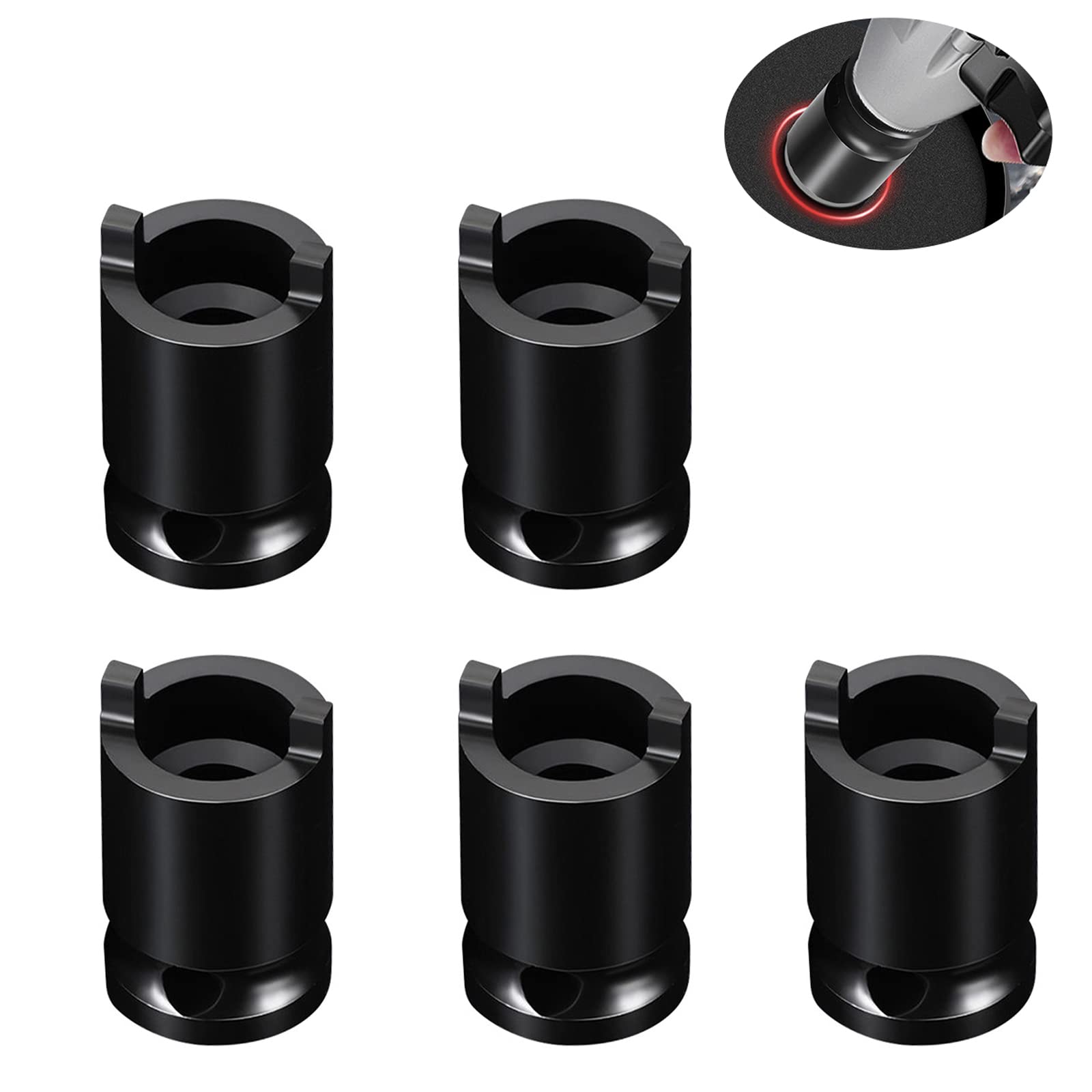 Ryanli Chrome Angle Grinder Socket Wrench,Universal Manual Electric Wrench Sleeve,Angle Grinder Socket Tool Ratchet Wrenches Socket Adapter Converter Chuck Adaptor For Impact And Ratchet Wrenches