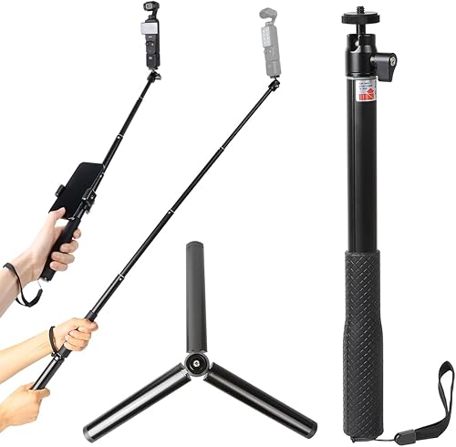 37inch Selfie Stick Gimbal Extension Pole+Tripod Mount Kit fit for DJI Osmo Pocket 3
