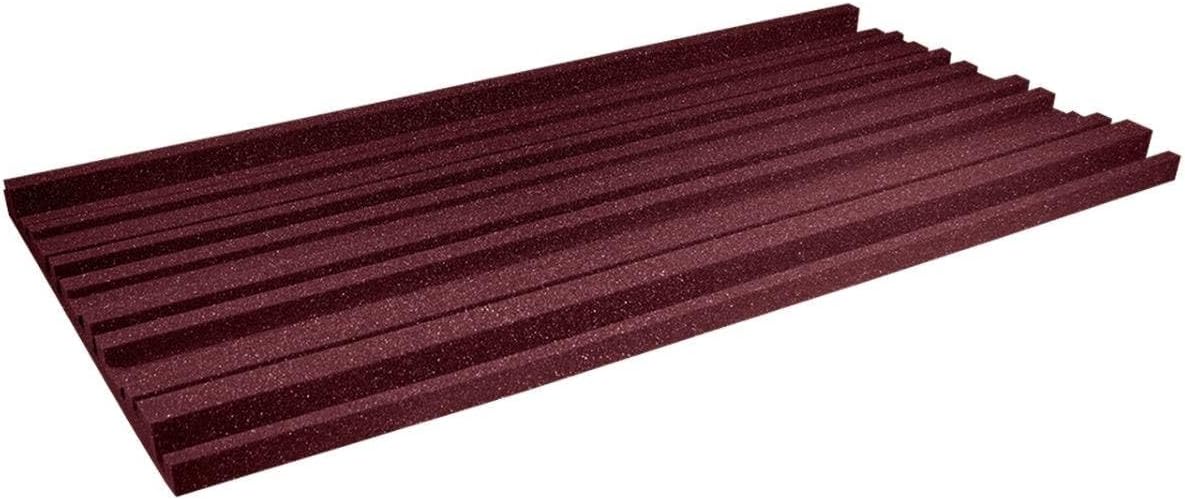 Auralex Acoustics Studiofoam Metro Acoustic Absorption Foam, 2" x 24" x 48", 12-Panels, Charcoal