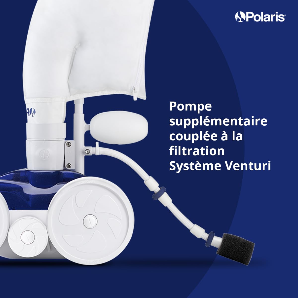 Polaris 280 Robot de Piscine à Pression - Collecte Efficace des débris - Facile à Utiliser et à Nettoyer - Garantie 2 Ans