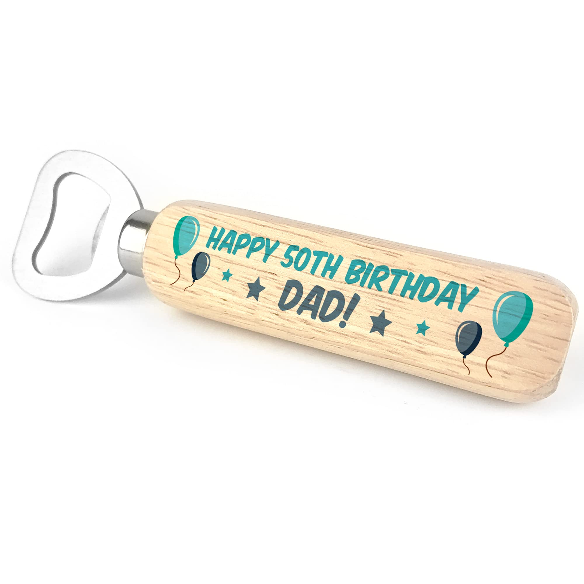 Red Ocean Personalised Birthday Gift for Dad 40th 50th 60th Novelty Beer Bottle Opener Gifts for Him Dad