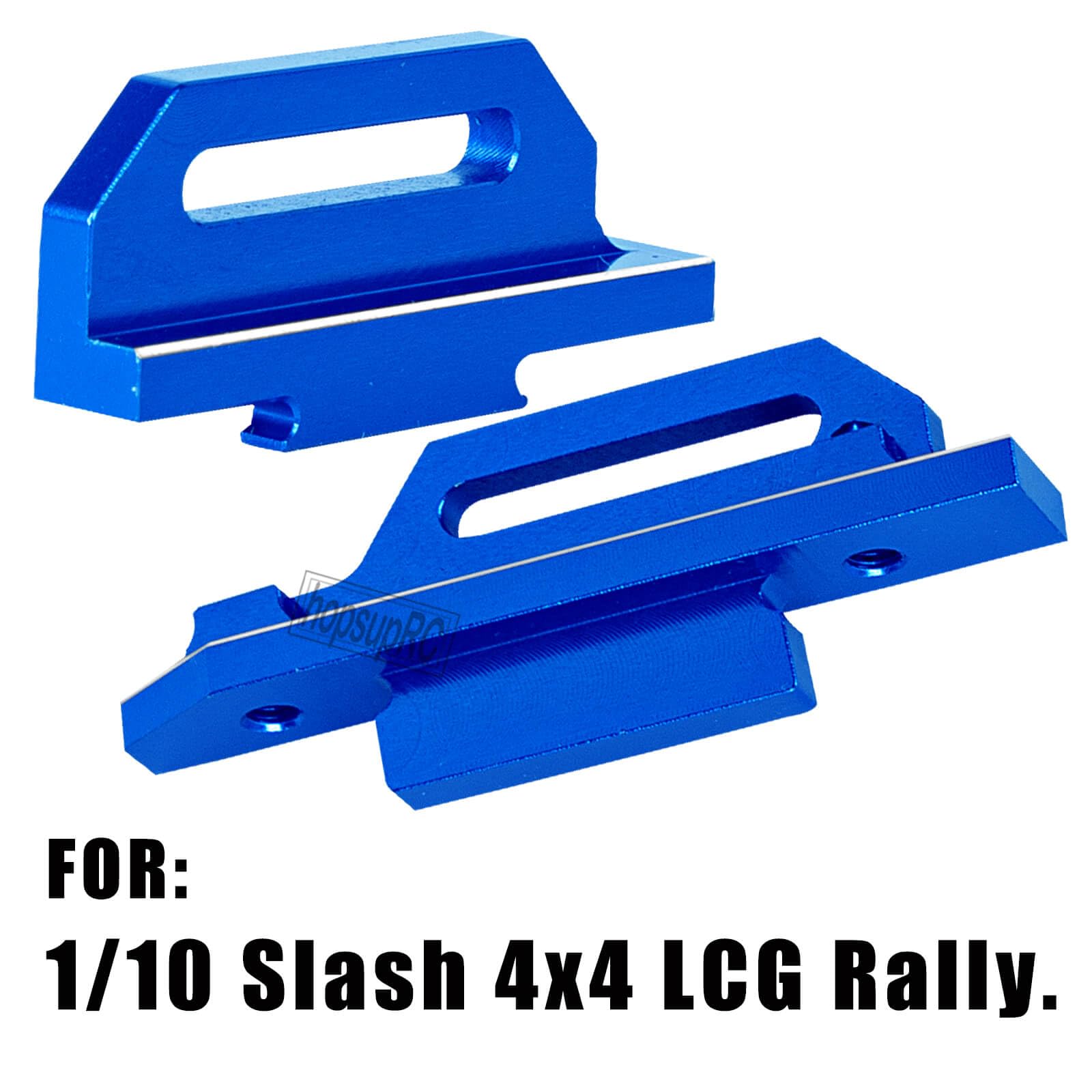 hopsupRC RC Tall Battery Hold-Downs Upgrades Part for Slash 4x4 4WD LCG Rally,Adjustable Battery Cell Straps,Navy Blue