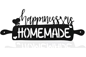 Happiness is Homemade Rustic Metal Wall Decor