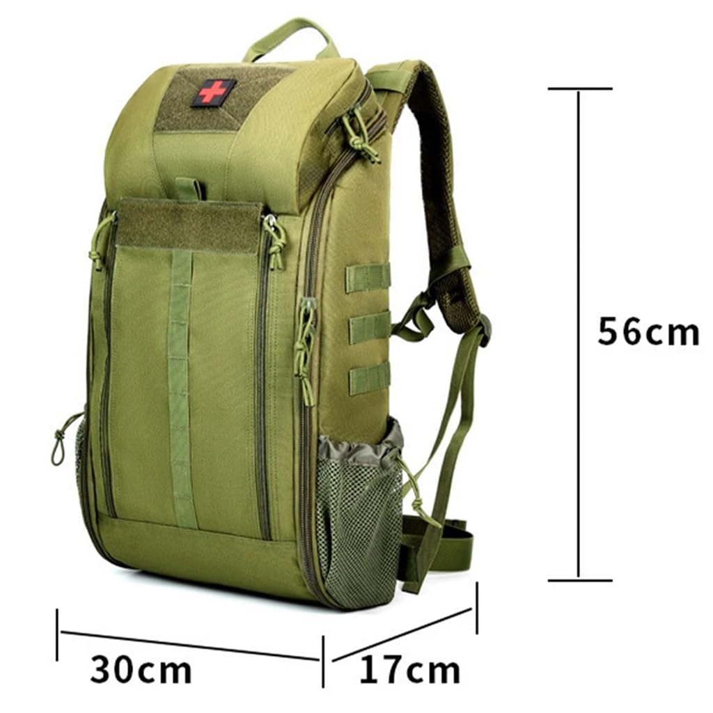 Sac À Dos Médical Tactique D'extérieur Trousse Premiers Secours Pour Randonnée Trekking Chasse Pêche Camping Et Autres Sports - Organisateur Modulaire Pour Matériel D'urgence
