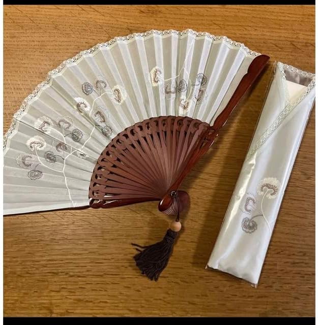 絶品 扇子 21cm 白竹堂 竹扇子 猫 透かし彫り 京扇子 着物 和洋折衷