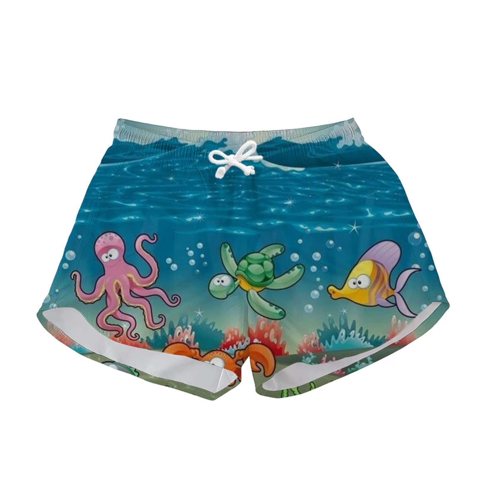 Femme Été Shorts Jogging Yoga Court Pantalon, Fashion Fashion Digital Imprimés shorts d'été Shorts de plage rapide short de planche à dessin survêtement shorts décontractés Pantalons courts de yoga Mo