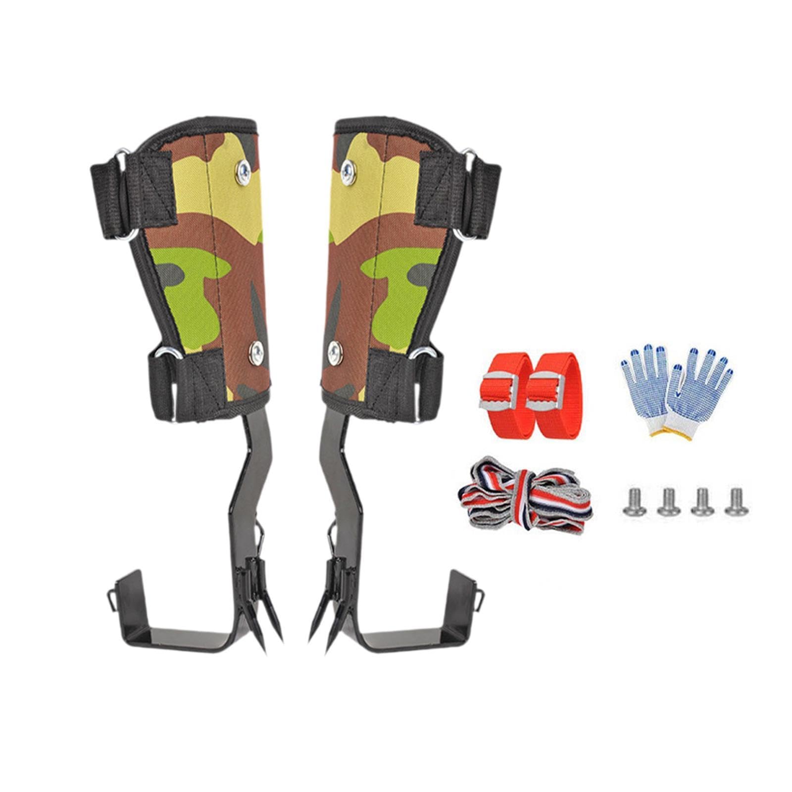 UJEAVETTE Tree Climbing Spike Set for Jungle Survival Mountaineering Outdoor Adventure 2 spikes-image-38