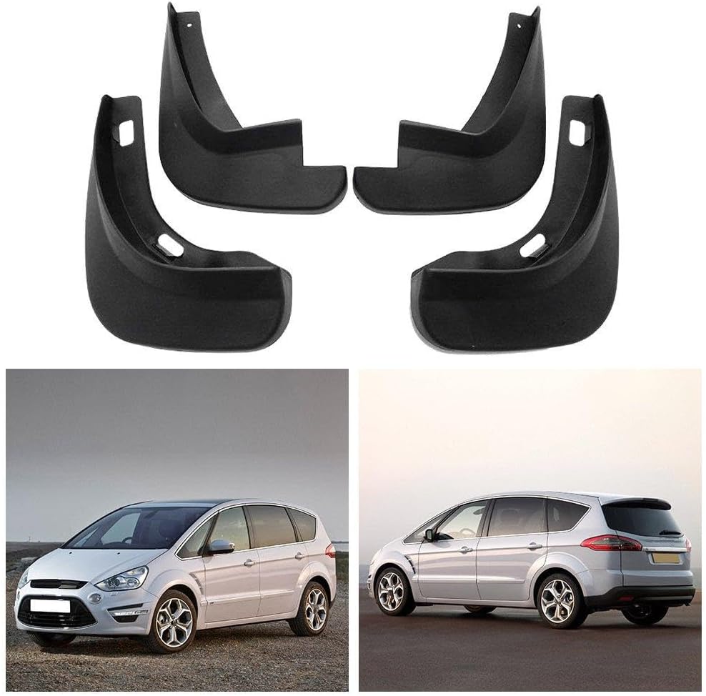 Car Splash Proof Front Rear Wheel Fenders for S-Max 2006-2014 4Pcs Mudguards Mud Flaps Splash Guards 2007 2008 2009 2010 2011 2012 2013