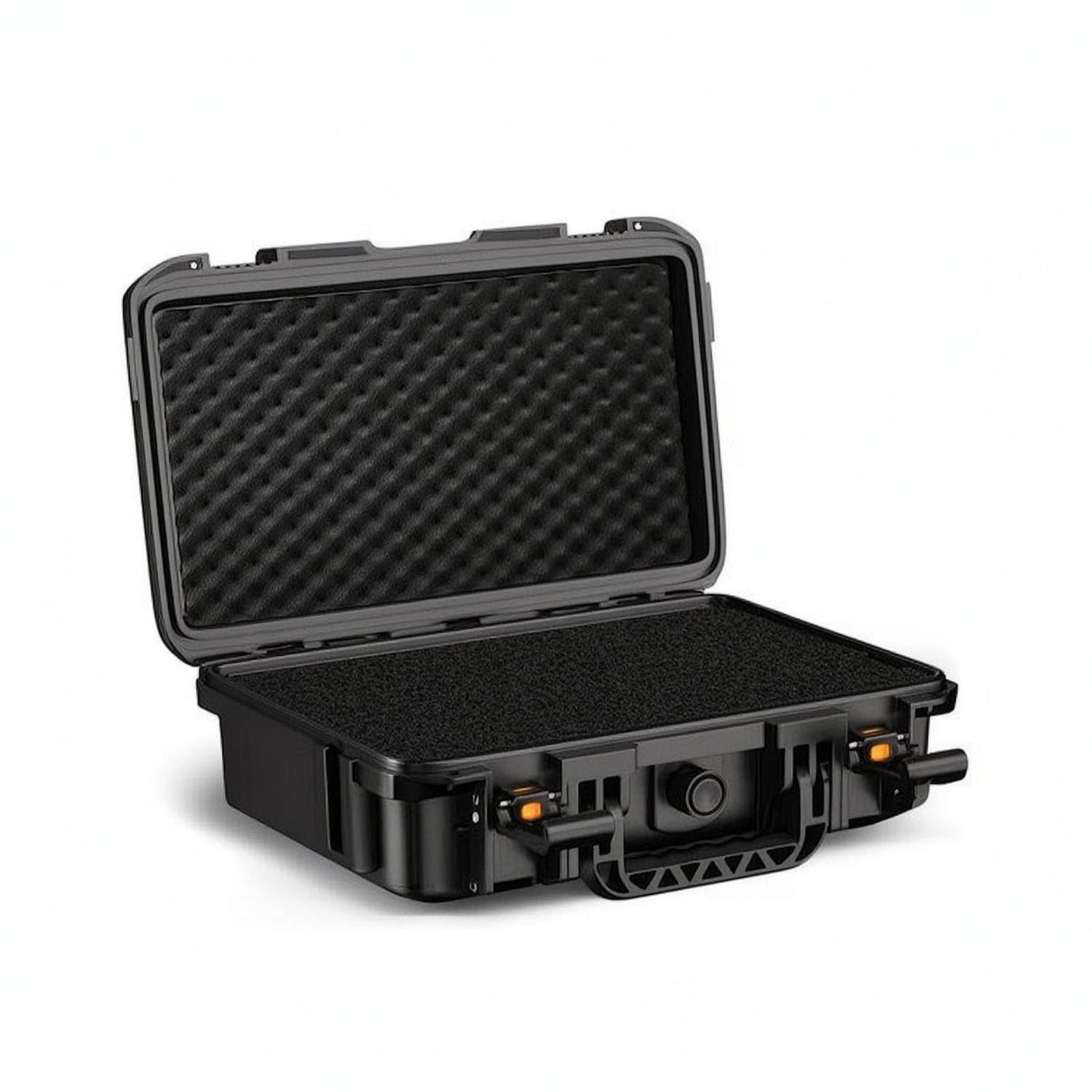 SECRET DESIRE Water-Resistant Hardhard-Shell Container Latch Closure Hard Shell Case Black Gear Storage, 317-210-95mm, with Liner-image-49